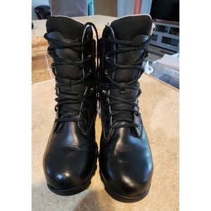 BATES TACTICAL BOOTS MENS 9 BLACK GX-8 GORETEX WITH SIDE ZIP